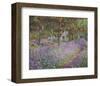 The Artist's Garden at Giverny-Claude Monet-Framed Art Print