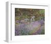 The Artist's Garden at Giverny-Claude Monet-Framed Art Print