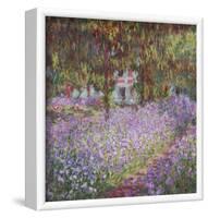 The Artist's Garden at Giverny-Claude Monet-Framed Art Print