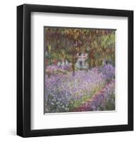 The Artist's Garden at Giverny-Claude Monet-Framed Art Print