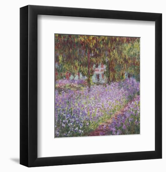 The Artist's Garden at Giverny-Claude Monet-Framed Art Print