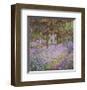 The Artist's Garden at Giverny-Claude Monet-Framed Art Print