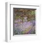 The Artist's Garden at Giverny-Claude Monet-Framed Art Print