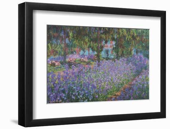 The Artist's Garden at Giverny-Claude Monet-Framed Art Print