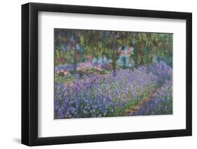 The Artist's Garden at Giverny-Claude Monet-Framed Art Print