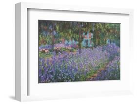 The Artist's Garden at Giverny-Claude Monet-Framed Art Print