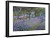 The Artist's Garden at Giverny-Claude Monet-Framed Giclee Print