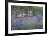 The Artist's Garden at Giverny-Claude Monet-Framed Giclee Print