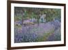 The Artist's Garden at Giverny-Claude Monet-Framed Giclee Print