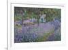 The Artist's Garden at Giverny-Claude Monet-Framed Giclee Print