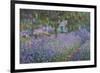 The Artist's Garden at Giverny-Claude Monet-Framed Giclee Print