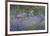 The Artist's Garden at Giverny-Claude Monet-Framed Giclee Print