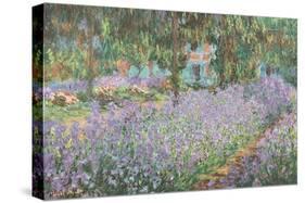 The Artist's Garden at Giverny-Claude Monet-Stretched Canvas