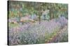 The Artist's Garden at Giverny-Claude Monet-Stretched Canvas