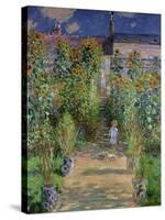 The Artist's Garden at Vetheuil, 1880-Claude Monet-Stretched Canvas
