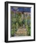 The Artist's Garden at Vetheuil, 1880-Claude Monet-Framed Premium Giclee Print