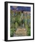 The Artist's Garden at Vetheuil, 1880-Claude Monet-Framed Premium Giclee Print