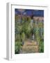 The Artist's Garden at Vetheuil, 1880-Claude Monet-Framed Premium Giclee Print