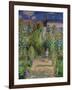 The Artist's Garden at Vetheuil, 1880-Claude Monet-Framed Giclee Print