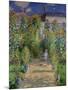 The Artist's Garden at Vetheuil, 1880-Claude Monet-Mounted Giclee Print