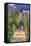 The Artist's Garden at Vetheuil-Claude Monet-Framed Stretched Canvas