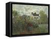 The Artist's Garden in Argenteuil, 1873-Claude Monet-Framed Stretched Canvas