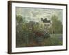 The Artist's Garden in Argenteuil, 1873-Claude Monet-Framed Art Print