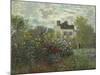 The Artist's Garden in Argenteuil, 1873-Claude Monet-Mounted Art Print