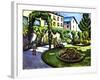 The Artist's Garden in Bonn, Germany, 1911-Auguste Macke-Framed Giclee Print