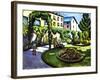 The Artist's Garden in Bonn, Germany, 1911-Auguste Macke-Framed Giclee Print