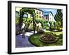 The Artist's Garden in Bonn, Germany, 1911-Auguste Macke-Framed Giclee Print