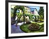 The Artist's Garden in Bonn, Germany, 1911-Auguste Macke-Framed Giclee Print