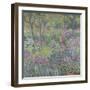 The Artist’S Garden in Giverny, 1900-Claude Monet-Framed Giclee Print