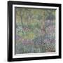 The Artist’S Garden in Giverny, 1900-Claude Monet-Framed Giclee Print