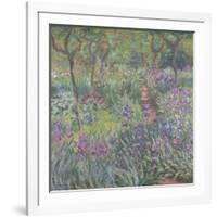 The Artist’S Garden in Giverny, 1900-Claude Monet-Framed Giclee Print