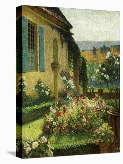 The Artist's Garden, Le Jardin de L'Artiste-Henri Martin-Stretched Canvas