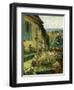 The Artist's Garden, Le Jardin de L'Artiste-Henri Martin-Framed Giclee Print