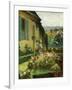 The Artist's Garden, Le Jardin de L'Artiste-Henri Martin-Framed Giclee Print