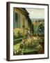 The Artist's Garden, Le Jardin de L'Artiste-Henri Martin-Framed Giclee Print