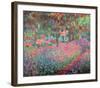 The Artist's Garden of Giverny, c.1900-Claude Monet-Framed Art Print
