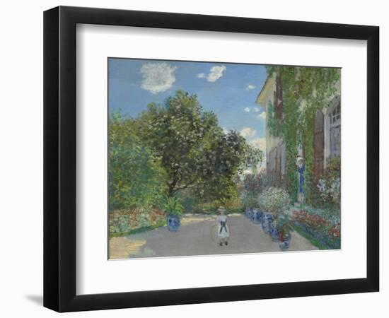 The Artist's House at Argenteuil, 1873-Claude Monet-Framed Giclee Print