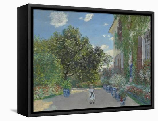 The Artist's House at Argenteuil, 1873-Claude Monet-Framed Stretched Canvas