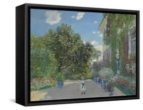 The Artist's House at Argenteuil, 1873-Claude Monet-Framed Stretched Canvas