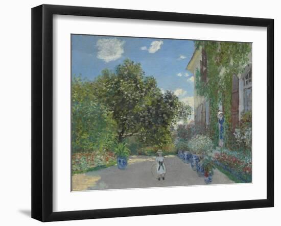 The Artist's House at Argenteuil, 1873-Claude Monet-Framed Giclee Print