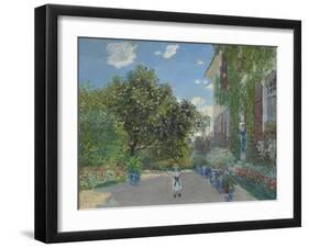 The Artist's House at Argenteuil, 1873-Claude Monet-Framed Giclee Print