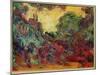 The Artist's House from the Rose Garden, 1922-24-Claude Monet-Mounted Giclee Print