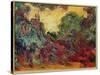 The Artist's House from the Rose Garden, 1922-24-Claude Monet-Stretched Canvas