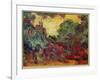 The Artist's House from the Rose Garden, 1922-24-Claude Monet-Framed Giclee Print