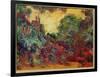 The Artist's House from the Rose Garden, 1922-24-Claude Monet-Framed Giclee Print