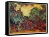 The Artist's House from the Rose Garden, 1922-24-Claude Monet-Framed Stretched Canvas